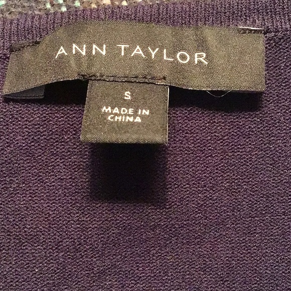 Ann Taylor 💎 embellished sweater top - Picture 3 of 9
